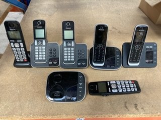 QTY OF ASSORTED PANASONIC HOME PHONES & DOCKS: LOCATION - BR16