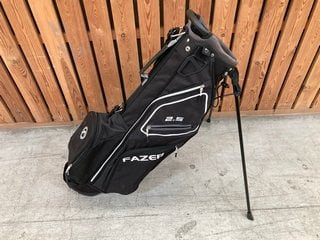 FAZER 2.5 GOLF CADDY BAG IN BLACK/GREY: LOCATION - D7