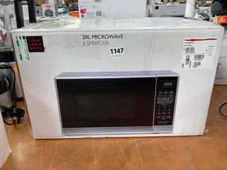 JOHN LEWIS & PARTNERS 20L SOLO MICROWAVE : MODEL JLSMWO08: LOCATION - D6