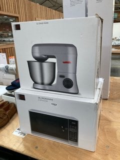 2 X ASSORTED JOHN LEWIS & PARTNERS SMALL KITCHEN APPLIANCES TO INCLUDE 5L STAND MIXER IN STAINLESS STEEL: LOCATION - D6