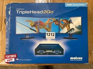 MATROX TRIPLE HEAD 2 GO GRAPHICS EXPANSION SET - RRP £637: LOCATION - BR2