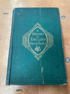 ONE VOLUME "A HISTORY OF ENGLAND FOR THE PEOPLE", 1861: LOCATION - CR