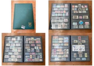 A STOCK BOOK OF VINTAGE INTERNATIONAL STAMPS: LOCATION - CR