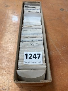 A BOX OF IRISH AND CHANNEL ISLANDS VINTAGE COINAGE, ALL IDENTIFIED: LOCATION - CR