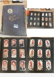 AN ANTIQUE PLAYERS CIGARETTE CARD ALBUM: LOCATION - CR