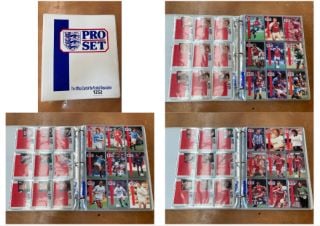 A PRO SET FOOTBALL CARD ALBUM, FULL: LOCATION - CR