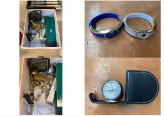 A BOX OF ASSORTED WRISTWATCHES: LOCATION - CR