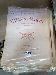 A LARGE COLLECTION OF THE FRENCH ANTIQUARIAN PUBLICATION, "L'ILLUSTRATION": LOCATION - CR