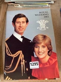 3 X CHARLES AND DIANA MEMORABILIA ALBUMS: LOCATION - CR