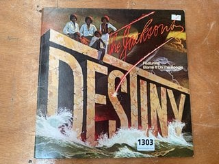 AN ORIGINAL VINYL LP : THE JACKSONS - DESTINY: LOCATION - CR