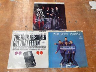 A COLLECTION OF FOUR PREPS VINYL LPS: LOCATION - CR