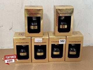 6 X BOTTLES OF CHAMBORD BLACK RASPBERRY LIQUEUR 20CL 16.5% VOL (WE OPERATE A CHALLENGE 25 POLICY. 18+ ID MAY BE REQUIRED UPON COLLECTION/DELIVERY, E.G. A VALID PASSPORT OR PHOTO DRIVING LICENCE), PLE