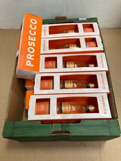 (COLLECTION ONLY) 12 X PROSECCO CELEBRATION SET. EACH SET INCLUDES 1 X 20CL CANTI PROSECCO DOC EXTRA DRY 10.5% AND A SCENTED CANDLE. (WE OPERATE A CHALLENGE 25 POLICY. 18+ ID MAY BE REQUIRED UPON COL