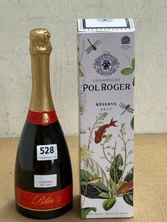 2 X BOTTLES OF CHAMPAGNE TO INCLUDE 1X BLIN'S EDITION LIMITEE EXTRA BRUT 750ML 12.5%ABV, 1X BOTTLE POL ROGER RESERVE EXTRA BRUT 75CL 12.5%ABV. (WE OPERATE A CHALLENGE 25 POLICY. 18+ ID MAY BE REQUIRE