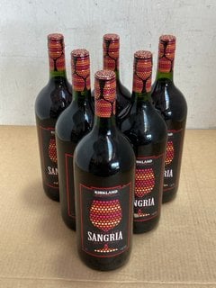 (COLLECTION ONLY) 6 X BOTTLES OF KIRKLAND SIGNATURE CLASSIC RED SANGRIA 1.5L 5.5%ABV. (WE OPERATE A CHALLENGE 25 POLICY. 18+ ID MAY BE REQUIRED UPON COLLECTION/DELIVERY, E.G. A VALID PASSPORT OR PHOT