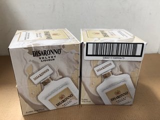 2 X BOX OF (6X 500ML) DISARONNO VELVET LIQUEUR 17%ABV. (WE OPERATE A CHALLENGE 25 POLICY. 18+ ID MAY BE REQUIRED UPON COLLECTION/DELIVERY, E.G. A VALID PASSPORT OR PHOTO DRIVING LICENCE), PLEASE NOTE