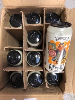 24 X CANS OF GYPSY HILL HEPCAT SESSION IPA 440ML 4.6% VOL BBE - 21/02/25 (WE OPERATE A CHALLENGE 25 POLICY. 18+ ID MAY BE REQUIRED UPON COLLECTION/DELIVERY, E.G. A VALID PASSPORT OR PHOTO DRIVING LIC