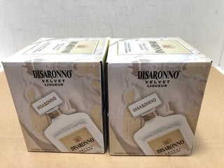 2 BOXES OF 6 BOTTLES OF DISARONNO VELVET LIQUEUR 500ML 17% VOL (WE OPERATE A CHALLENGE 25 POLICY. 18+ ID MAY BE REQUIRED UPON COLLECTION/DELIVERY, E.G. A VALID PASSPORT OR PHOTO DRIVING LICENCE), PLE