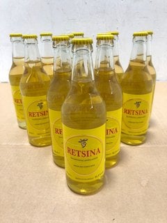 12 BOTTLES OF RETSINA GREEK DRY WHITE WINE 50CL 11.5% VOL (WE OPERATE A CHALLENGE 25 POLICY. 18+ ID MAY BE REQUIRED UPON COLLECTION/DELIVERY, E.G. A VALID PASSPORT OR PHOTO DRIVING LICENCE): LOCATION