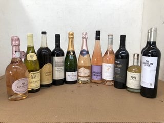 12 BOTTLES OF MIXED WINE TO INCLUDE CREMANT DE BORDEAUX 75CL 11.5% VOL (WE OPERATE A CHALLENGE 25 POLICY. 18+ ID MAY BE REQUIRED UPON COLLECTION/DELIVERY, E.G. A VALID PASSPORT OR PHOTO DRIVING LICEN