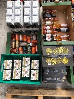 (COLLECTION ONLY) PALLET OF MIXED LAGER/BEERS TO INCLUDE SAN MIGUEL 330ML 5% VOL BBE - 16/06/24 (WE OPERATE A CHALLENGE 25 POLICY. 18+ ID MAY BE REQUIRED UPON COLLECTION/DELIVERY, E.G. A VALID PASSPO