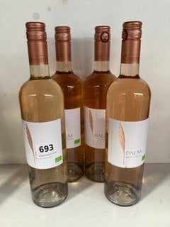 4 X PALM PAR L'ESCARELLE ROSE WIINE 13% VOL- 75CL (WE OPERATE A CHALLENGE 25 POLICY. 18+ ID MAY BE REQUIRED UPON COLLECTION/DELIVERY, E.G. A VALID PASSPORT OR PHOTO DRIVING LICENCE): LOCATION - BR20