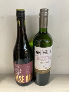 CHÂTEAU MINVIELLE BORDEAUX SAUVIGNON BLANC 13% VOL 750ML- TO INCLUDE FALSE BAY BUSH VINE PINOTAGE 14% VOL - 75CL (WE OPERATE A CHALLENGE 25 POLICY. 18+ ID MAY BE REQUIRED UPON COLLECTION/DELIVERY, E.