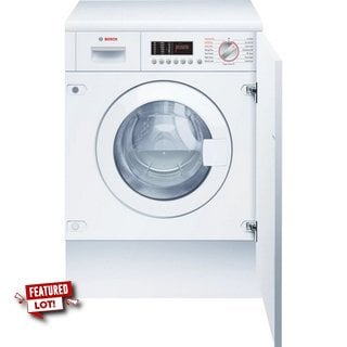 BOSCH 7KG WASH/4KG DRY INTEGRATED WASHER DRYER: MODEL WKD28543GB - RRP £1199: LOCATION - C2