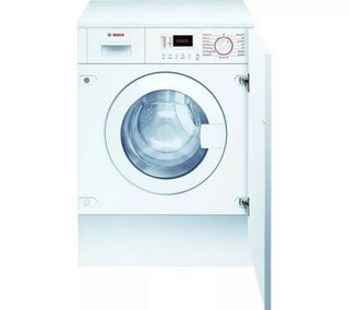 BOSCH 7KG WASH/4KG DRY INTEGRATED WASHER DRYER: MODEL WKD28352GB - RRP £999: LOCATION - C3