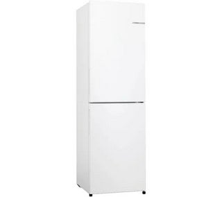 BOSCH FRIDGE FREEZER: MODEL KGN27NWEAG - RRP £469 . JOHN PYE TECHNICAL WHITE GOODS CONDITION REPORT: UNIT POWERED UP, NO ERROR CODE APPARENT, DENTS ON FRONT. DATE OF CHECK 16.09.24 - PLEASE NOTE, THI