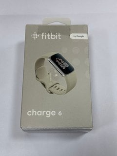 FITBIT BY GOOGLE CHARGE 6 FITNESS + HEALTH TRACKER (ORIGINAL RRP - £139) IN SILVER CASE, PORCELAIN BAND: MODEL NO G3MP5 (WITH BOX & ALL ACCESSORIES, MINOR COSMETIC IMPERFECTION) [JPTM123627] THIS PRO