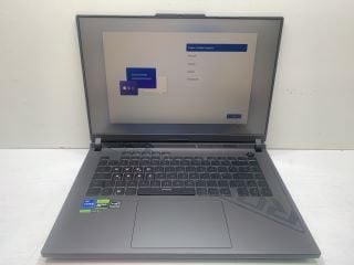 ASUS ROG STRIX G16 1TB LAPTOP IN VAULT GREEN/ECLIPSE GREY: MODEL NO G614J (WITH BOX & CHARGER) INTEL CORE I7-13650HX, 16GB RAM [JPTN41272] THIS PRODUCT IS FULLY FUNCTIONAL AND IS PART OF OUR PREMIUM