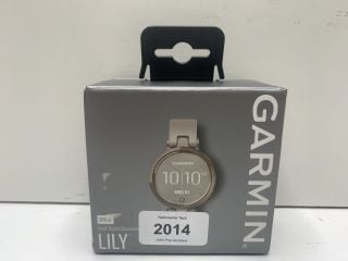 GARMIN LILY SPORT SMARTWATCH IN GOLD/WHITE (WITH BOX & CHARGE CABLE) [JPTN41271] THIS PRODUCT IS FULLY FUNCTIONAL AND IS PART OF OUR PREMIUM TECH AND ELECTRONICS RANGE