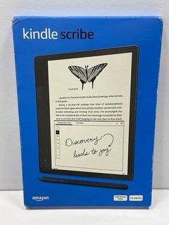 AMAZON KINDLE SCRIBE 10.2" EREADER 16 GB TABLET WITH WIFI IN TUNGSTEN GREY (WITH BOX & ALL ACCESSORIES) [JPTM123782] (SEALED UNIT) THIS PRODUCT IS FULLY FUNCTIONAL AND IS PART OF OUR PREMIUM TECH AND