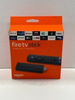 AMAZON FIRESTICK (3RD GENERATION) TV STREAMING BOX IN BLACK [JPTM123908] (SEALED UNIT) THIS PRODUCT IS FULLY FUNCTIONAL AND IS PART OF OUR PREMIUM TECH AND ELECTRONICS RANGE