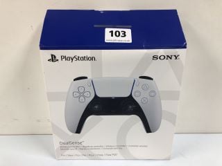 SONY PLAYSTATION DUALSENSE WIRELESS CONTROLLER - WHITE - RRP.£64