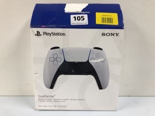 SONY PLAYSTATION DUALSENSE WIRELESS CONTROLLER - WHITE - RRP.£64