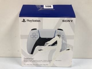 SONY PLAYSTATION DUALSENSE WIRELESS CONTROLLER - WHITE - RRP.£64