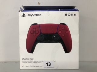 SONY PLAYSTATION DUALSENSE WIRELESS CONTROLLER - COSMIC RED - RRP.£64