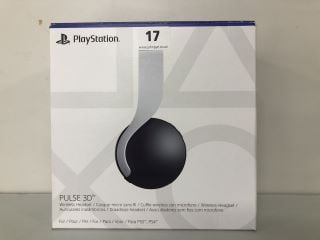 SONY PLAYSTATION PULSE 3D WIRELESS HEADSET - WHITE - RRP.£89