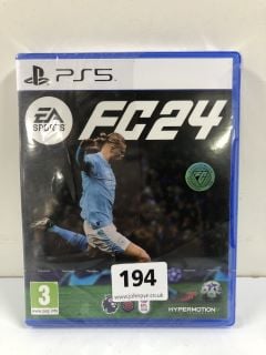 PLAYSTATION 5 EA SPORTS FC24 CONSOLE GAME (SEALED)