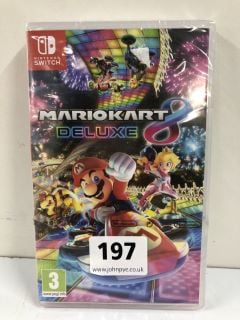 NINTENDO SWITCH MARIOS KARTS 8 DELUXE CONSOLE GAME (SEALED) -RRP.£49