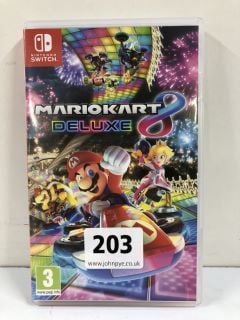 NINTENDO SWITCH MARIOS KARTS 8 DELUXE CONSOLE GAME -RRP.£49