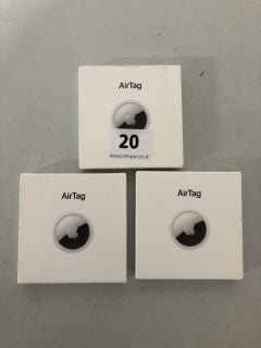 3 X APPLE AIRTAGS MODEL:A2187 (SEALED) - TOTAL RRP.£84