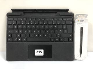 MICROSOFT SURFACE PRO KEYBOARD MODEL: 1864 & MICROSOFT SLIM PEN 2