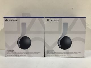 2 X SONY PLAYSTATION 5 PULSE 3D WIRELESS GAMING HEADSET