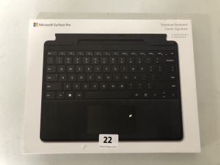 MICROSOFT SURFACE PRO SIGNATURE KEYBOARD MODEL: 1864 - RRP.£151