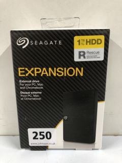 SEAGATE EXPANSION 1TB HDD EXTERNAL DRIVE (SEALED) - RRP.£54