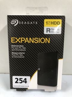 SEAGATE EXPANSION 1TB HDD EXTERNAL DRIVE (SEALED) - RRP.£54