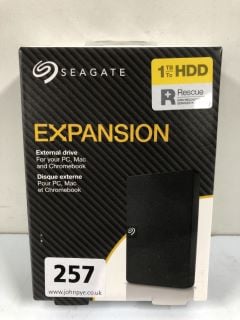 SEAGATE EXPANSION 1TB HDD EXTERNAL DRIVE (SEALED) - RRP.£54